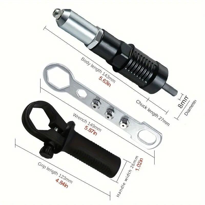 Dailyardtool¬Æ Electric Rivet Nut Gun Drill Adapter