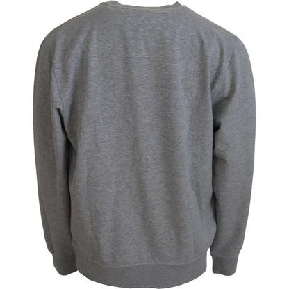 Aeronautica Militare Gray Men Pullover Sweatshirt Sweater