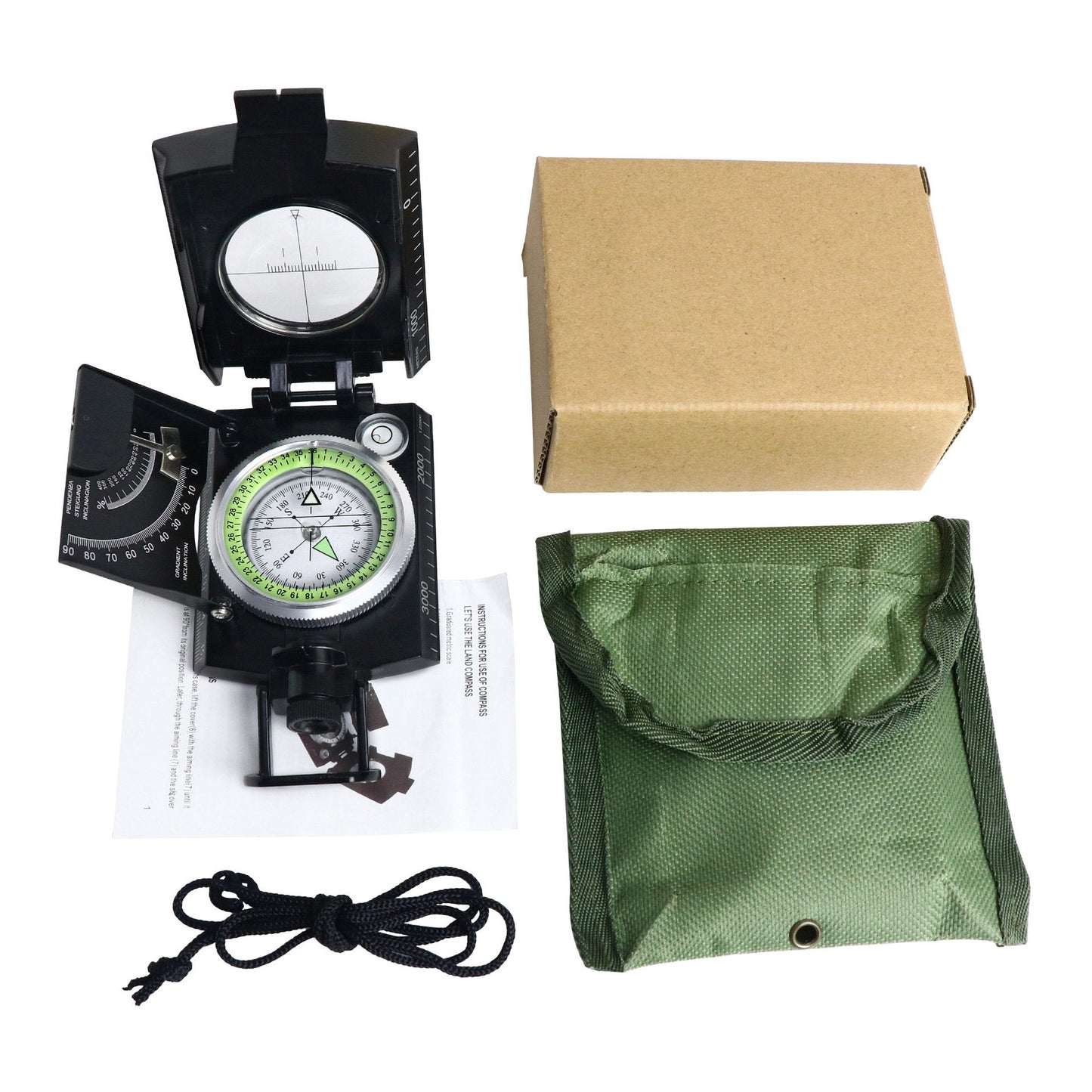 Dailyardtool¬Æ Multifunctional Military Aiming Navigation Compass Compass