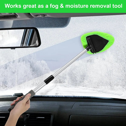 üî•Microfiber Car Windshield Cleaning Tool with Extendable Handle