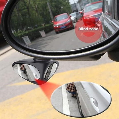 Dailyardtool¬Æ HD Car Blind Spot Elimination Mirror - 360¬∞ Rotatable, Rain/Fog Resistant