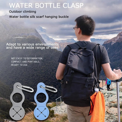 üèÜHot Sale‚ö°üåü Silicone Sport Kettle Buckle Outdoor Carabiner Water Bottle Holder
