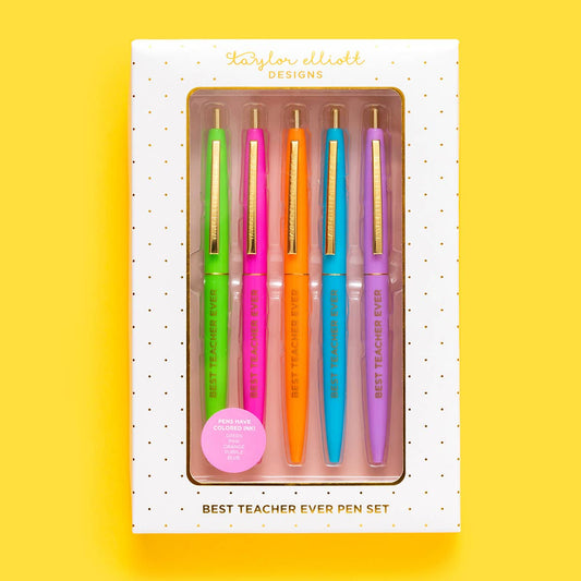 Best Teacher Ever Pen Set