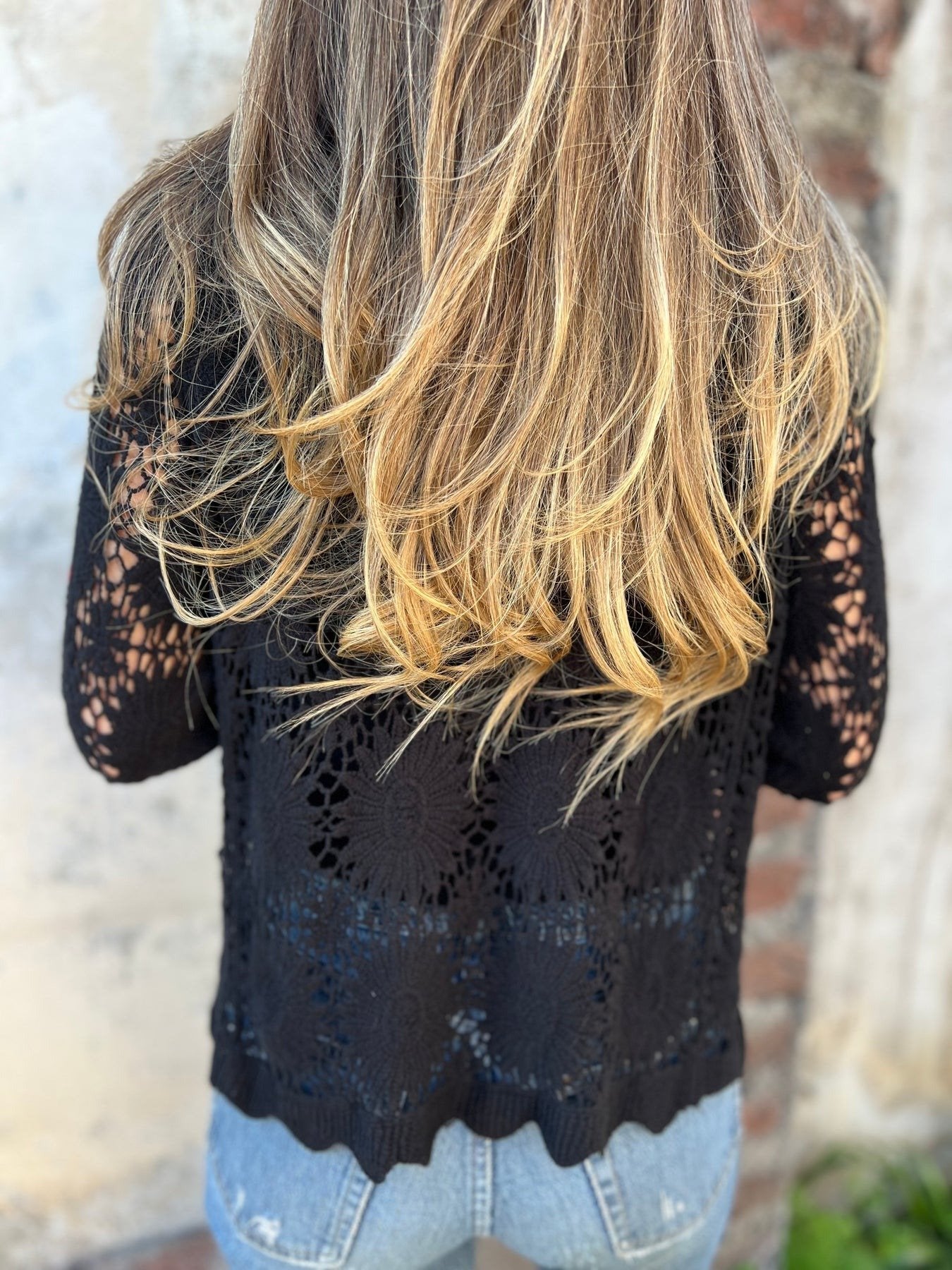 üèÜFlash Sale‚ö° 50K+ SOLD! Almost Gone-üí•Cutout Embroidered V-Neck Button Long Sleeve Top,Best gifts