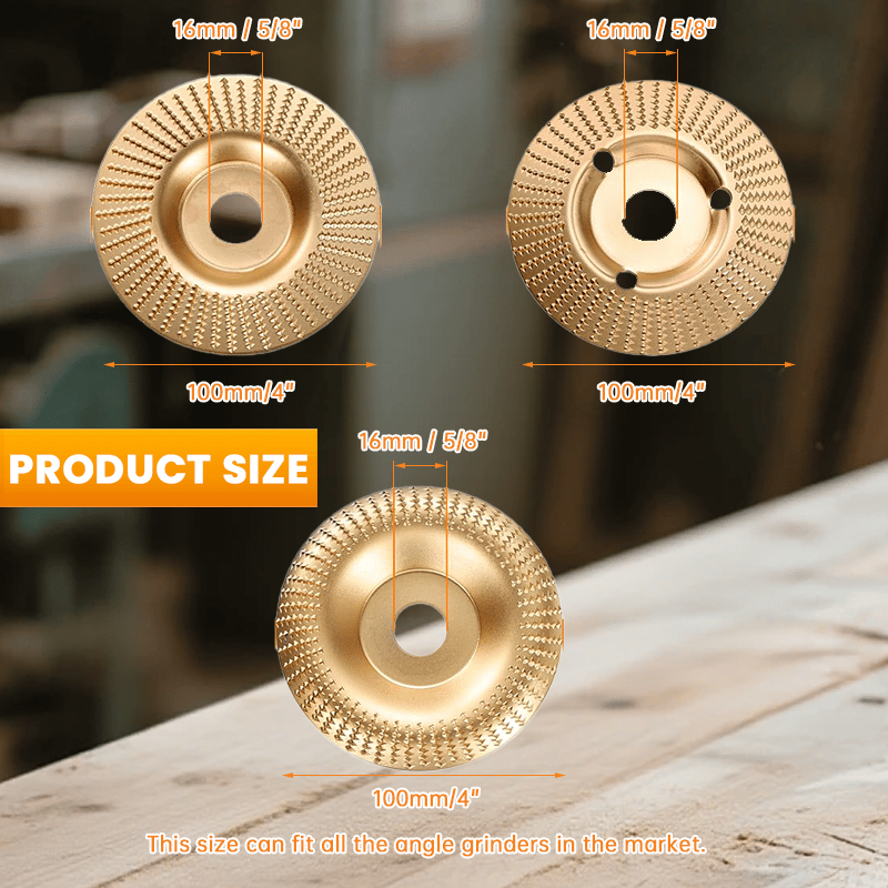 ‚öíÔ∏èHeavy-Duty Wood Carving Disc Set (3PCS)