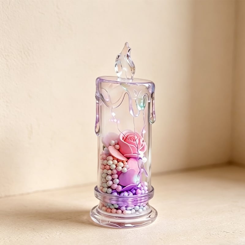üåπRealistic Rose Candle Lights ‚Äî Battery-Powered, Smoke-Free LED Roses for Home Decor, Weddings, Parties & Gifts ‚ú®