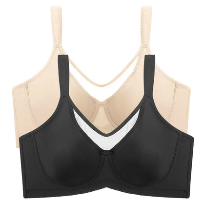 üíêWomen's Elegant Sheer Full Coverage Minimizer Bra ‚ú® Plus Size for Large Busts | No Digging, No Spillage & Ultra Comfy