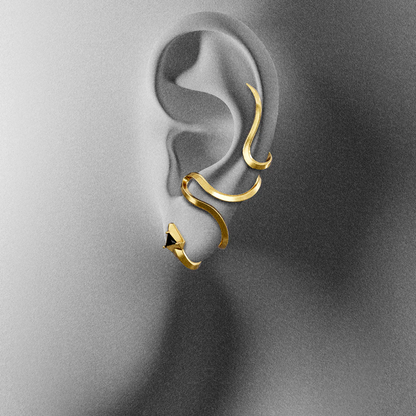 DUAL COIL EAR CUFFS