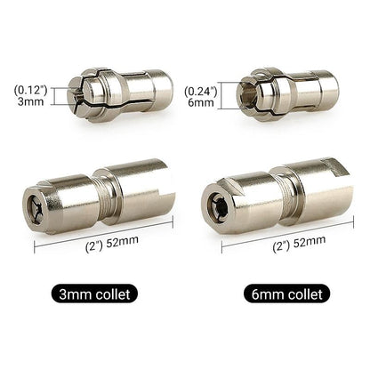 ‚öôÔ∏èAngle Grinder Conversion Kit üîß 3mm/6mm Dual Collet ‚Äì Universal Straight Grinder Adapter for Carving & Polishing