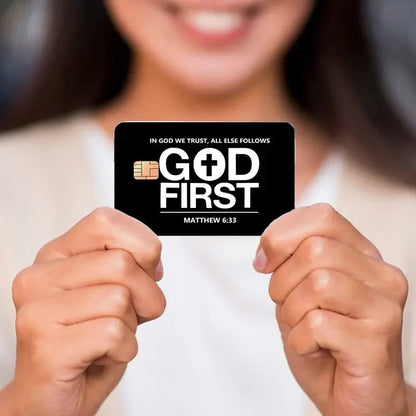 üí≥‚úùÔ∏è Faith & Patriot Card Sticker Set ‚Äì Inspirational Credit Card Stickers with Cross & Scripture Designs