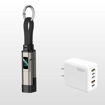 üî•Limited Time SALE 40% OFFüî•4-in-1 Digital Display Keychain Charging Cable
