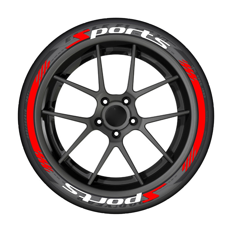 üî•4Pcs 3D Car Tire Stickers ‚Äì Waterproof Universal Wheel Decals | Motorcycle Auto Exterior Accessories