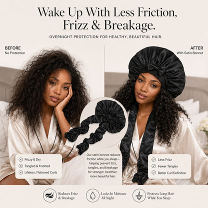 BUY 1 GET 1 FREEüî• Silk Bonnet for Long Curly Hair