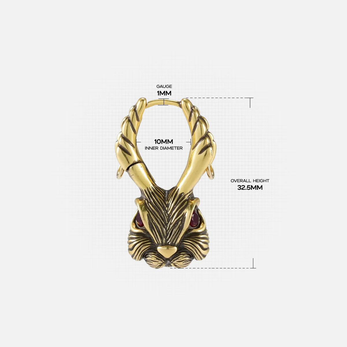 ENCHANTED JACKALOPE EARRINGS