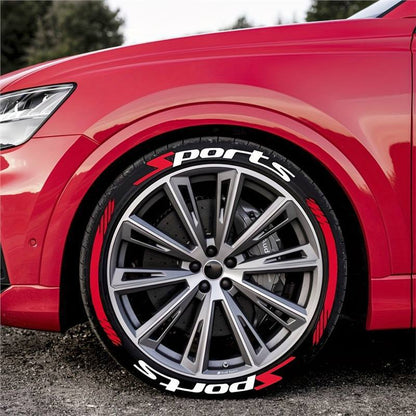 üî•4Pcs 3D Car Tire Stickers ‚Äì Waterproof Universal Wheel Decals | Motorcycle Auto Exterior Accessories