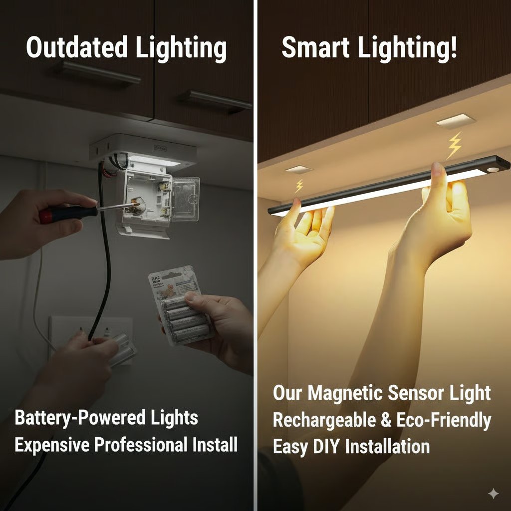 üí°Under Cabinet Lighting-LED Rechargeable Closet Lights
