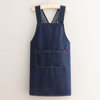 üî•Cloud-Fit Denim Apron | Ergonomic Cross-Back Design