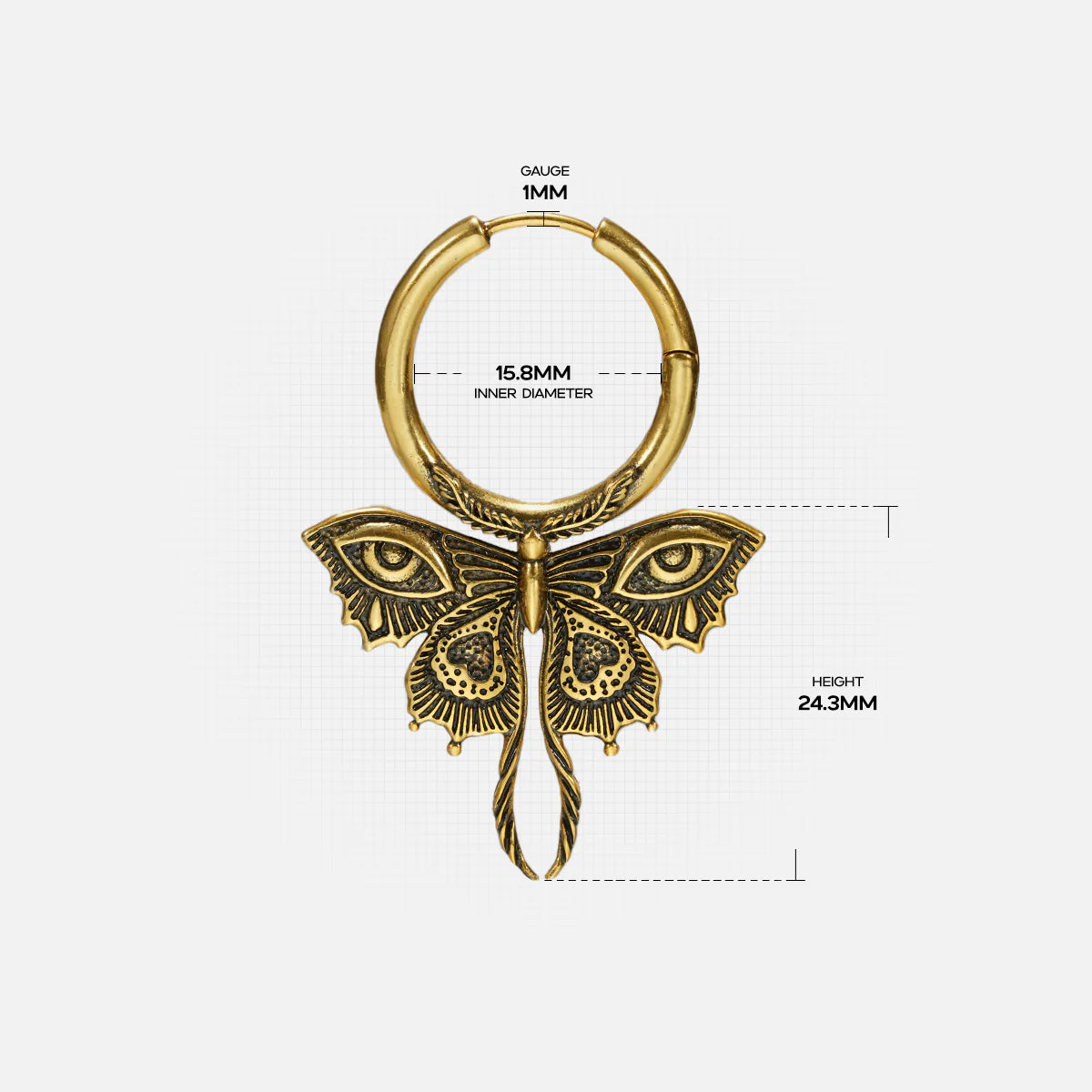 ENCHANTED MOTH EARRINGS