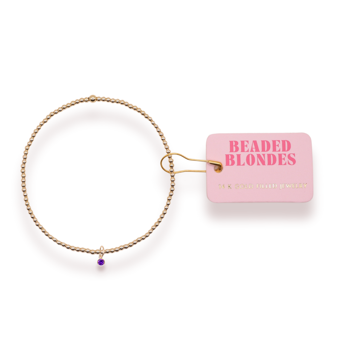 Birthstone Charm Bracelets: Petite 6.25 inch