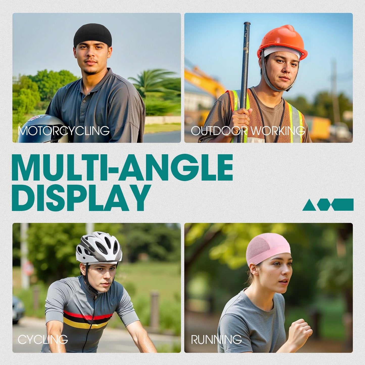 üß¢  Breathable Skull Cap | Lightweight Sweat-Wicking Head Wrap