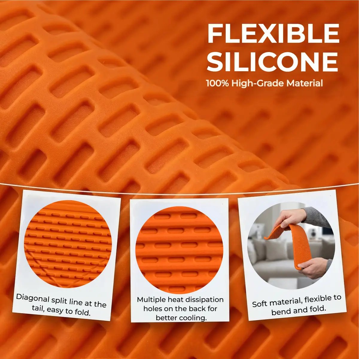 üî•Flexible silicon  Phone holder stand, Bendable Rollable Foldable Design