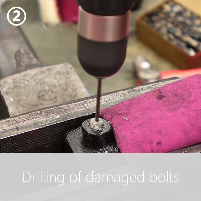 Dailyardtool¬Æ Broken Head Bolt Screw Cap Extractor Broken Head Screw Hexagon Socket Bolt Removal Tool