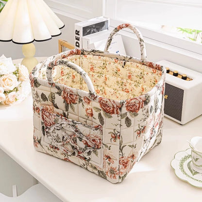 üíêüí•Boho Fabric Storage Basketüå∏