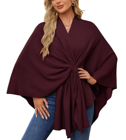 üî•Elegant Shawl Wraps Soft Open Front Poncho Shawl Wraps