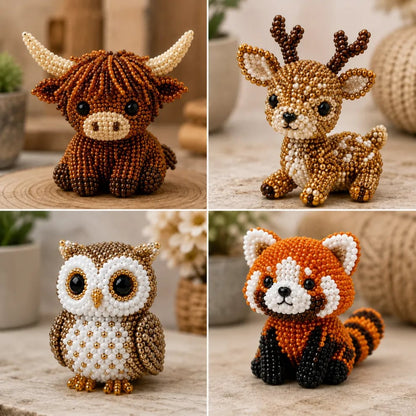 üßµ‚ú®DIY Petite 3D Beaded Animal Craft Kit