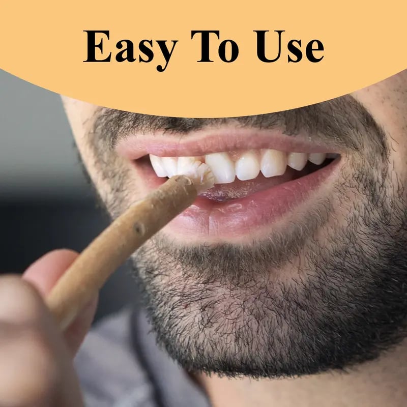 üåø Natural Miswak Sticks ‚Äì Individually Wrapped, Traditional Toothbrush for Fresh Breath & Healthy Gums