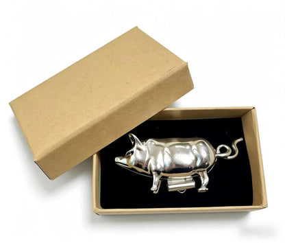 üìèAntique-Inspired Pig Mini Tape Measure
