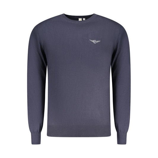 Accademia Militare Blue Cotton Men's Sweater