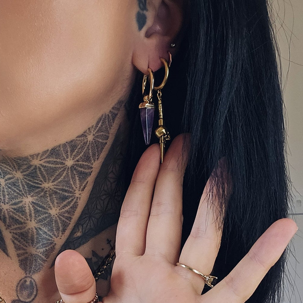 DEATH BLADE EARRINGS
