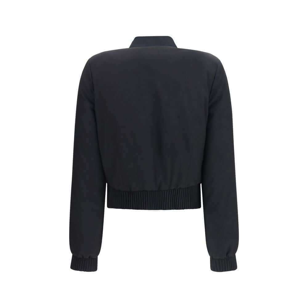 Alexander McQueen Black Polyester Bomber