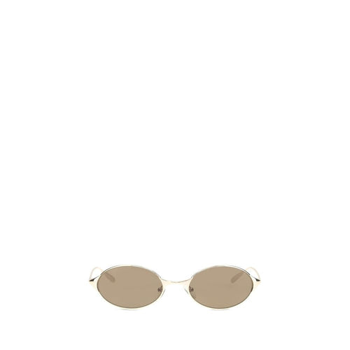 Alexander McQueen Gold Metal Sunglasses