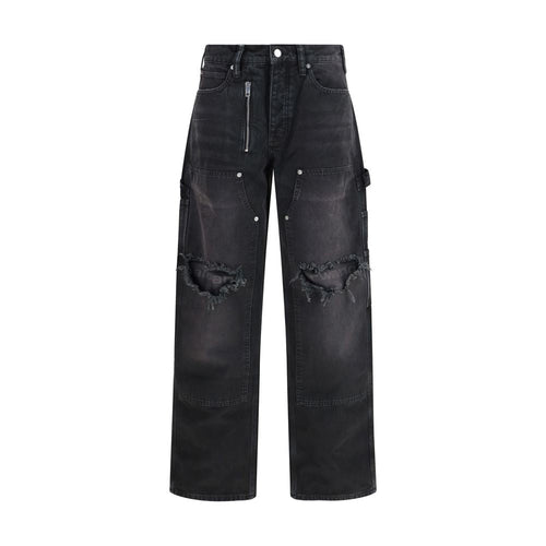 Alexander Wang Black Cotton Cargo Pants