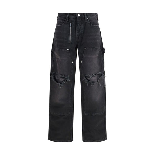 Alexander Wang Black Cotton Cargo Pants