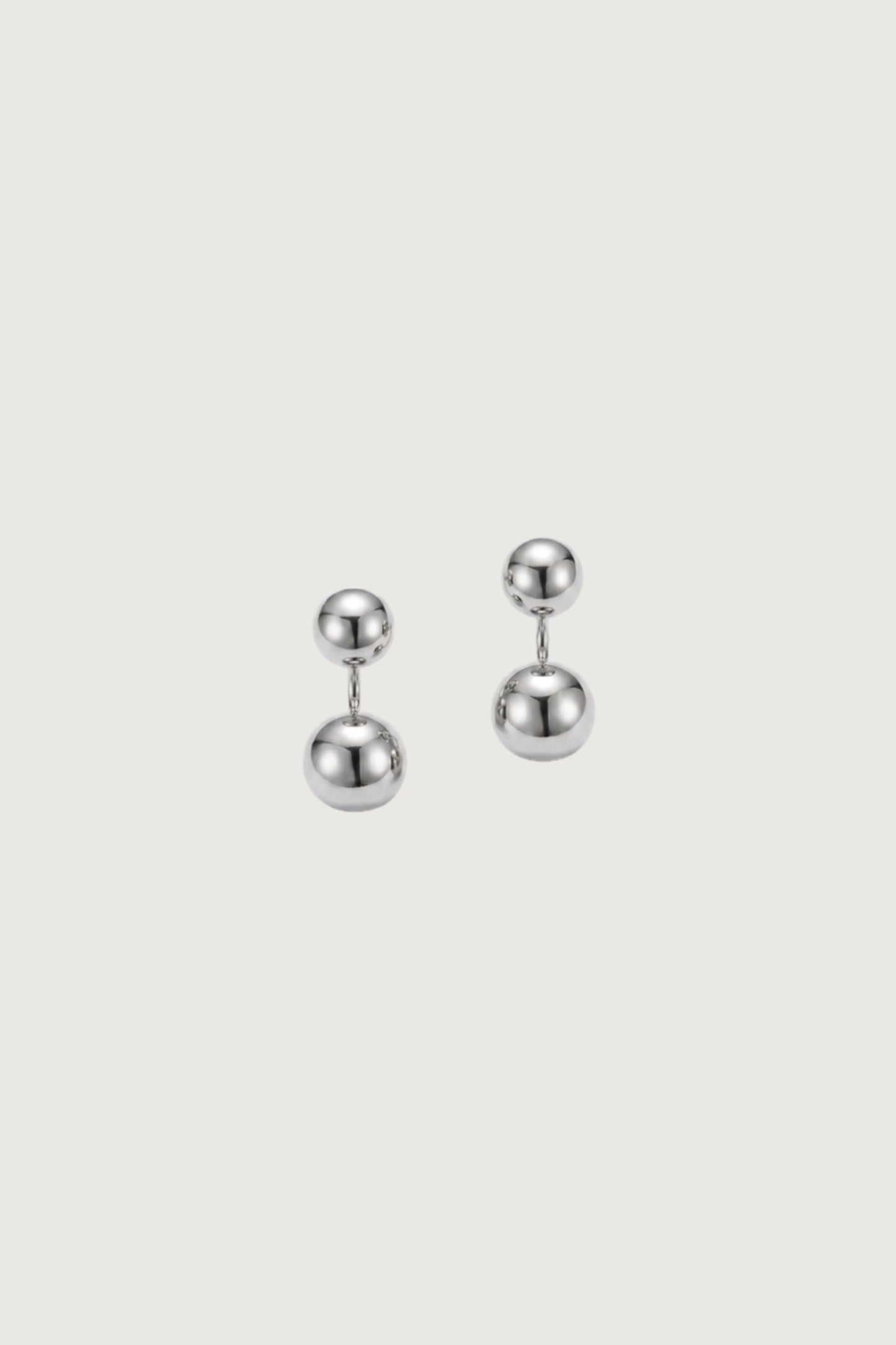 DOUBLE PEBBLE EARRINGS