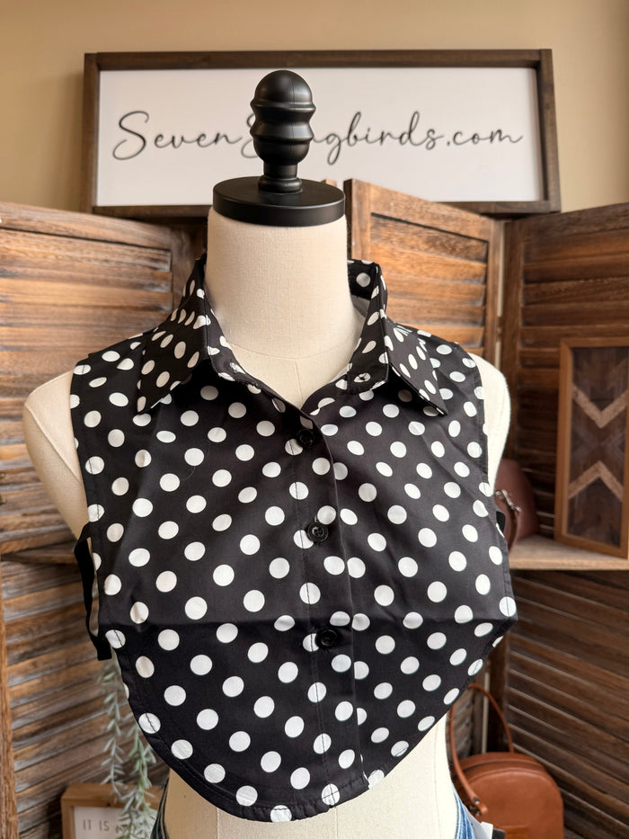 Black White Polka Dot