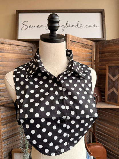 Black White Polka Dot
