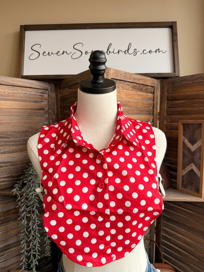 Red White Polka Dot