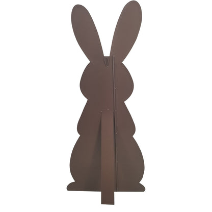 Black and white check bunny