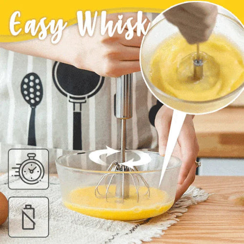 Stainless Steel Semi-Automatic Whisk ü•£