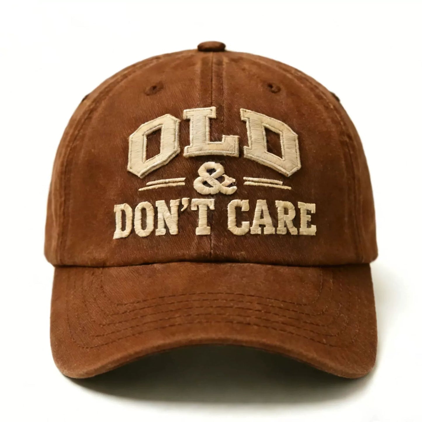 üß¢ 2026 New Year Hot Sale |  Vintage Distressed ‚ÄúOLD & DON‚ÄôT CARE‚Äù Cap