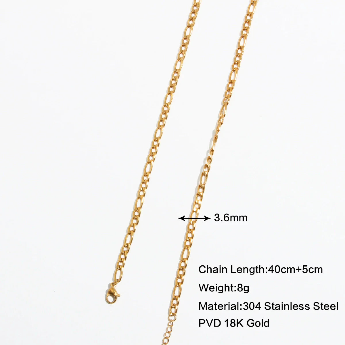 Elegant 2-Piece 18K Gold Jewelry Set ‚Äì Bracelet & Necklace for Men & Women
