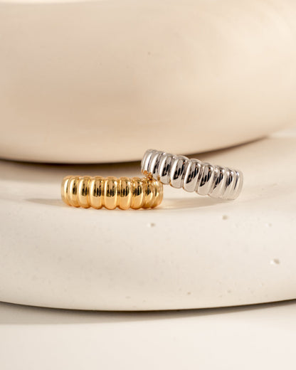 Fluted Statement Ring