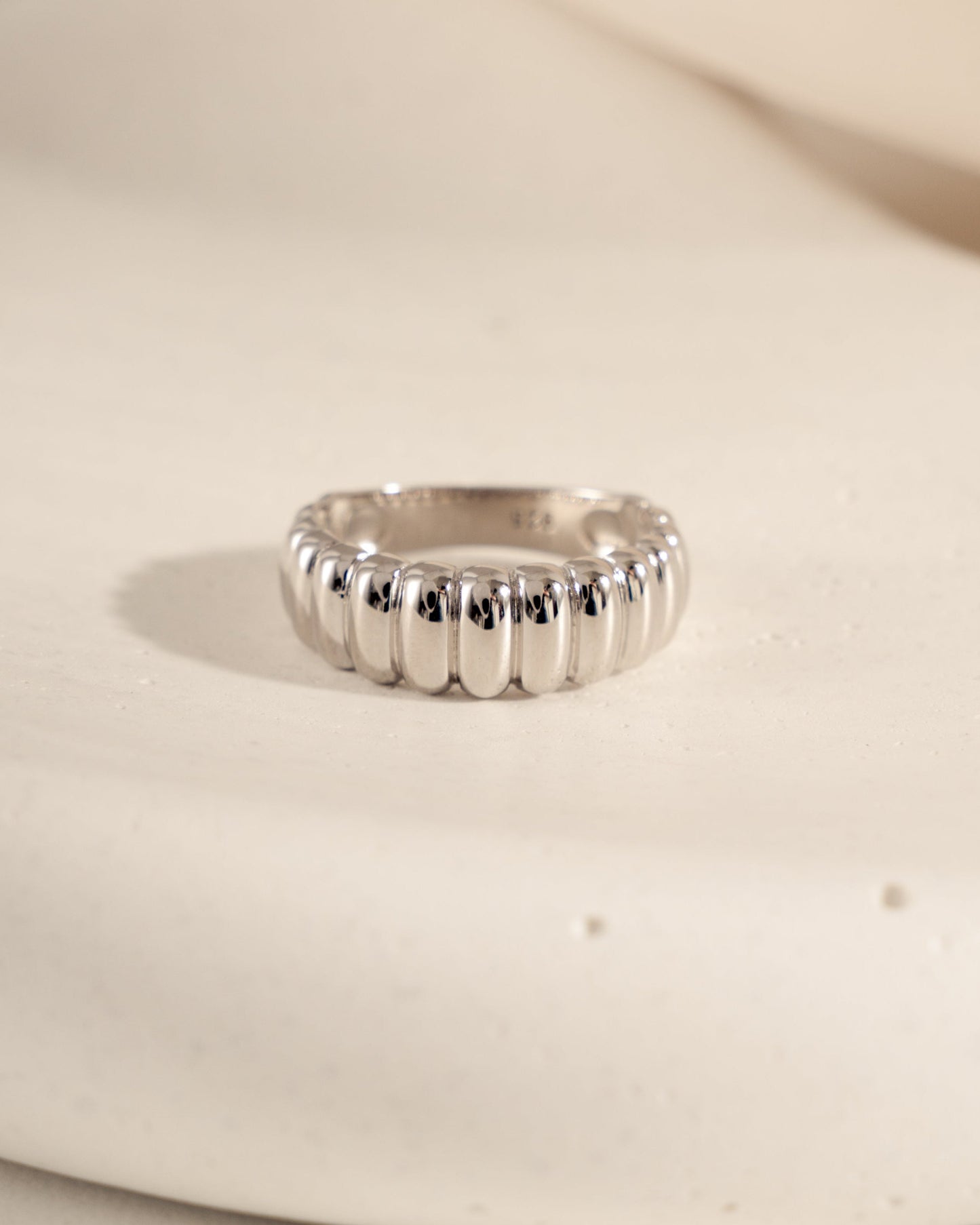 Fluted Statement Ring