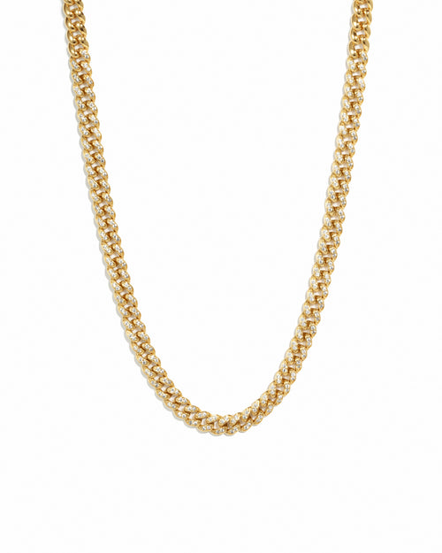 Pavé Chain Link Necklace
