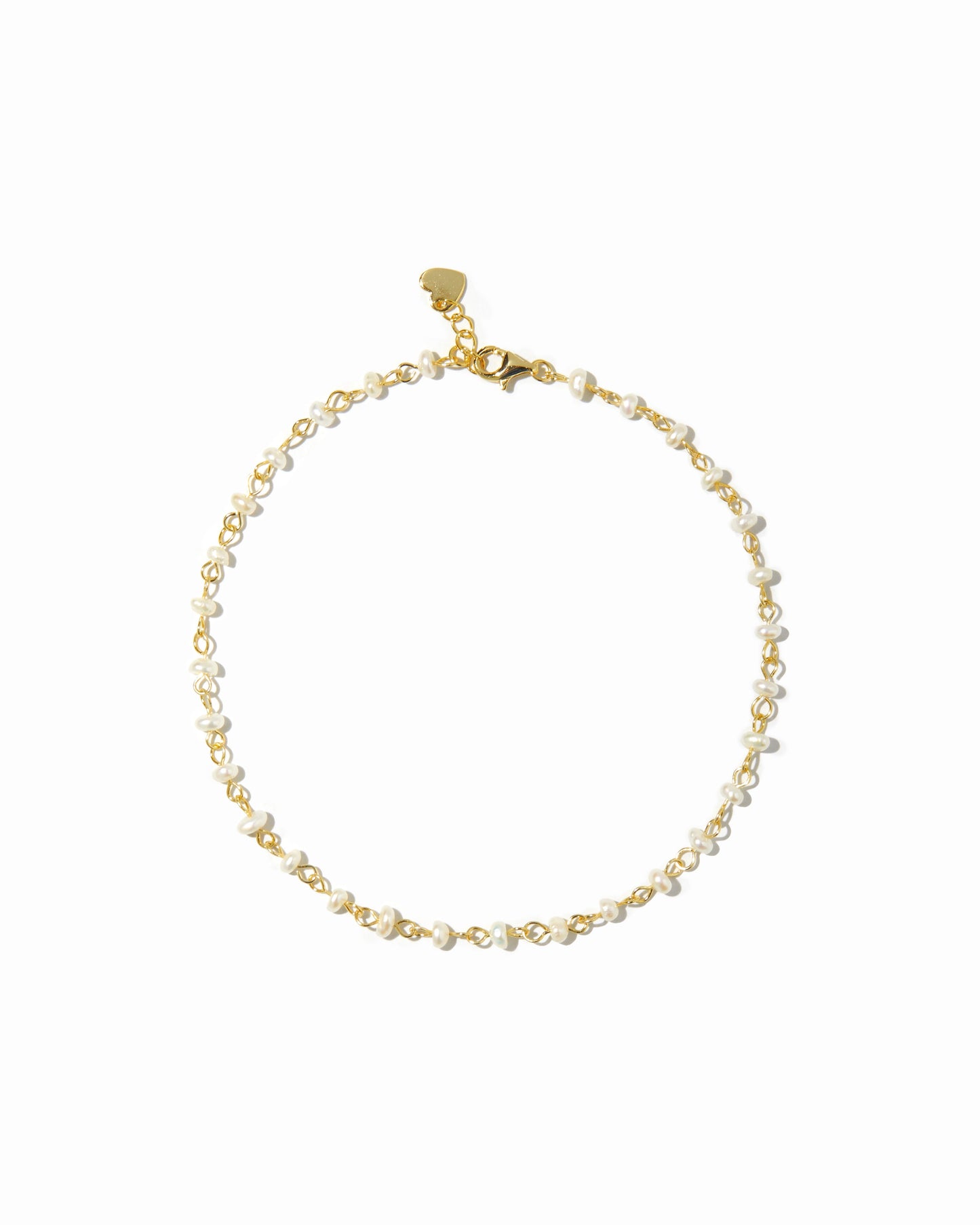 Beaded Pearl Anklet