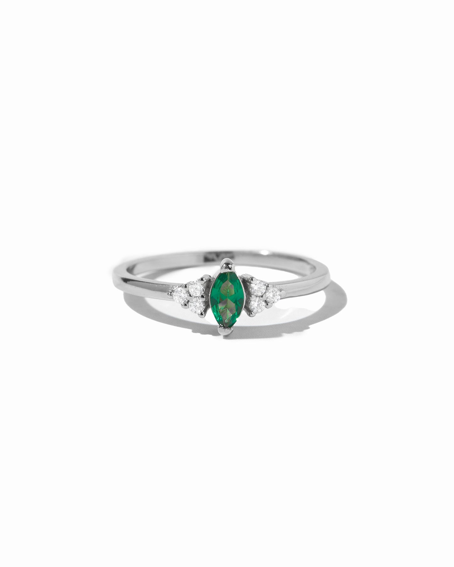 Emerald Marquise Ring
